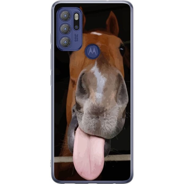 Kompatibel Mobilcover til Motorola Moto G60S Rolig hest