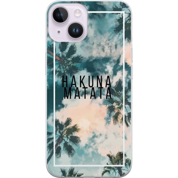 Kompatibel Mobilcover til Apple iPhone 14 Plus Hakuna Matata