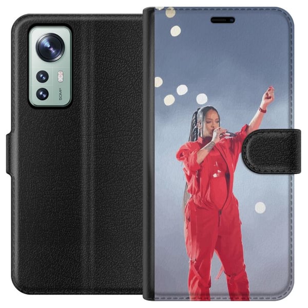 Kompatibel Tegnebogsetui til Xiaomi 12 Rihanna – Trendsetting Looks & Style