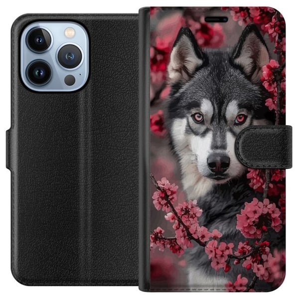 Kompatibelt Lommeboketui til Apple iPhone 13 Pro Ulv Røde øyne Dyr Fantasy Mørk Kompatibelt Lommeboketui til Apple iPhone 13 Pro Ulv Røde øyne Dyr Fantasy Mørk