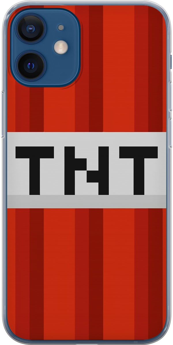 Yhteensopiva Puhelinkuori Apple iPhone 12 Minecraft TNT