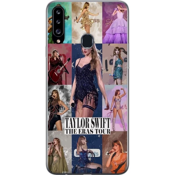 Kompatibelt Mobilskal till Samsung Galaxy A20s Taylor Swift Eras