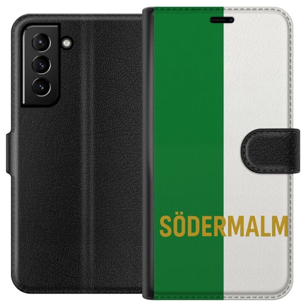 Kompatibelt Lommeboketui til Samsung Galaxy S21+ 5G Södermalm - fotball Kompatibelt Lommeboketui til Samsung Galaxy S21+ 5G Södermalm - fotball