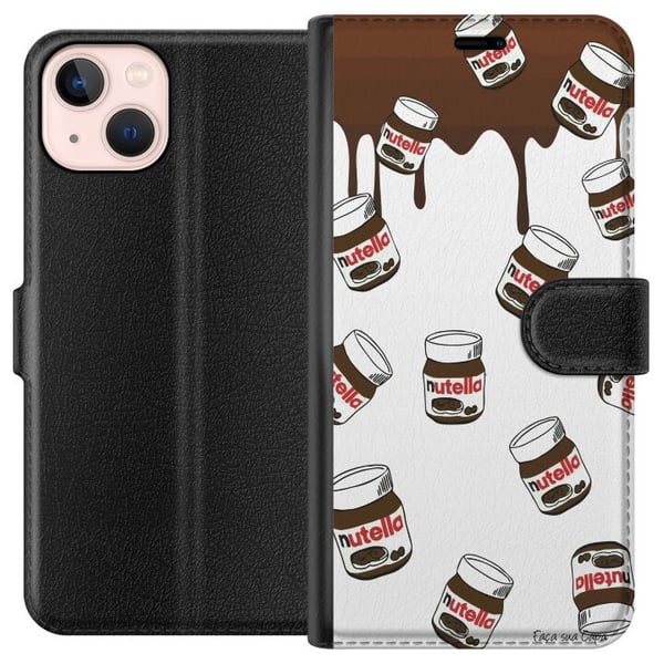Kompatibelt Plånboksfodral till Apple iPhone 13 mini Nutella Kawaii Dessert Cute Sweet