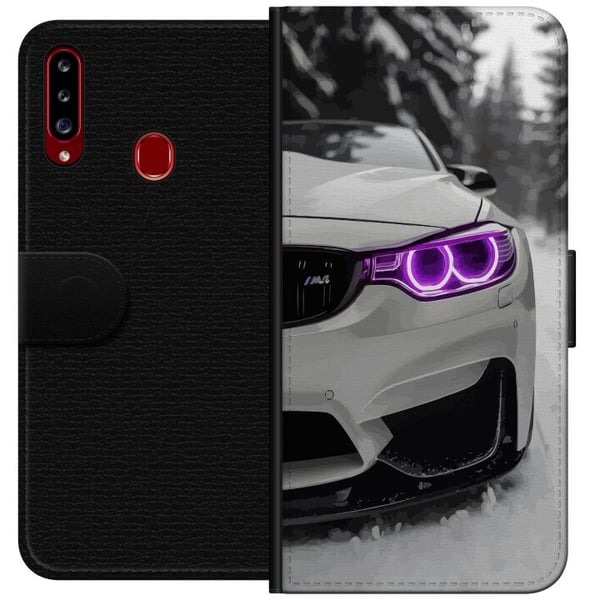 Kompatibelt Plånboksfodral till Samsung Galaxy A20s BMW