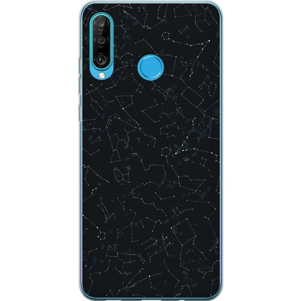 Kompatibelt Mobilskal till Huawei P30 lite Stjärnhimmel