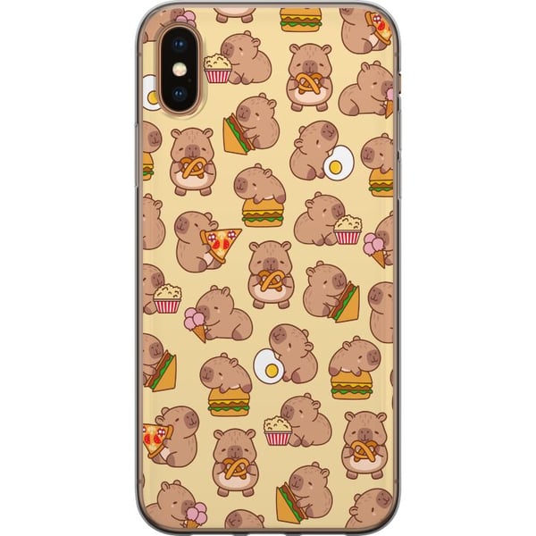 Kompatibelt Mobilskal till Apple iPhone XS Kawaii capybara mobilskal med flera söta figurer Kompatibelt Mobilskal till Apple iPhone XS Kawaii capybara mobilskal med flera söta figurer