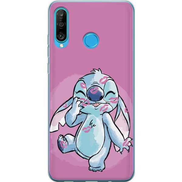 Kompatibelt Mobilskal till Huawei P30 lite Stitch Puss