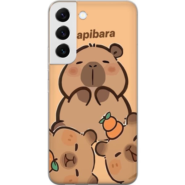 Kompatibelt Mobilskal till Samsung Galaxy S22 5G Capybara kawaii söt figur samlarobjekt Kompatibelt Mobilskal till Samsung Galaxy S22 5G Capybara kawaii söt figur samlarobjekt