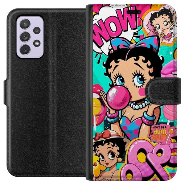 Kompatibelt Lommeboketui til Samsung Galaxy A52s 5G Betty Boop