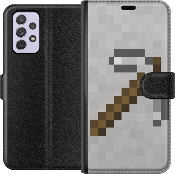 Kompatibelt Plånboksfodral till Samsung Galaxy A52s 5G Minecraft Tools