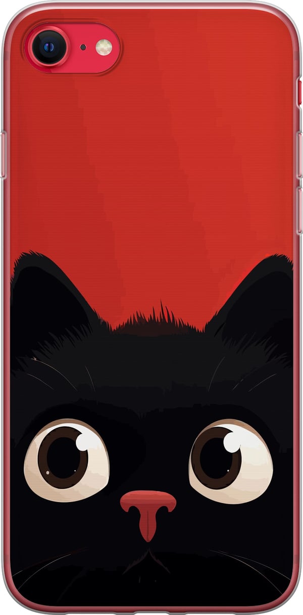 Yhteensopiva Puhelinkuori Apple iPhone SE (2022) Leikkisä Kissa