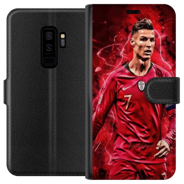 Kompatibelt Plånboksfodral till Samsung Galaxy S9+ Ronaldo Skills – CR7 Design för Äkta Supporters Kompatibelt Plånboksfodral till Samsung Galaxy S9+ Ronaldo Skills – CR7 Design för Äkta Supporters