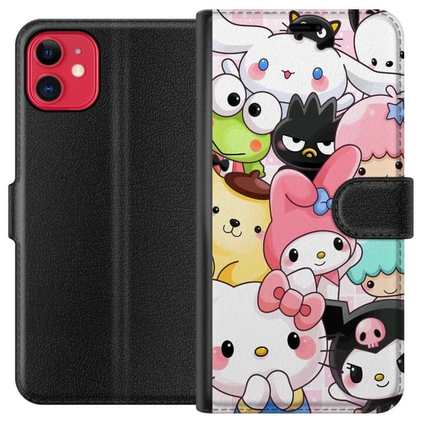 Kompatibelt Plånboksfodral till Apple iPhone 11 Kawaii Sanrio Crew Kompatibelt Plånboksfodral till Apple iPhone 11 Kawaii Sanrio Crew