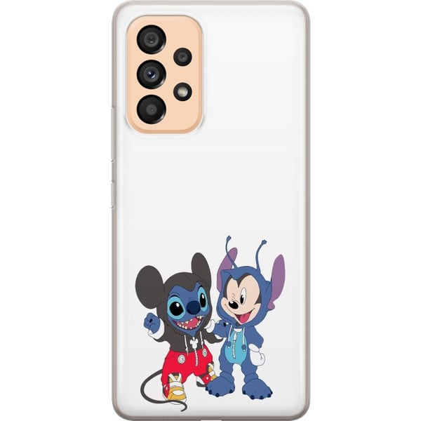 Kompatibel Mobilcover til Samsung Galaxy A53 5G Stitch Mickey Mouse