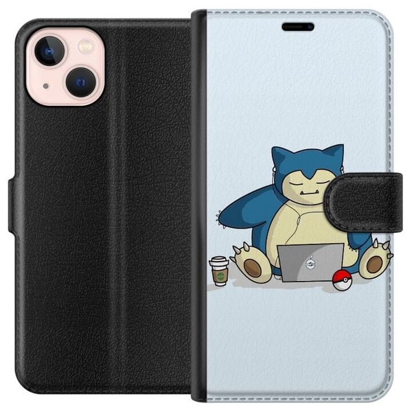 Kompatibel Tegnebogsetui til Apple iPhone 13 mini Pokemon Rolig