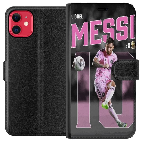 Kompatibel Tegnebogsetui til Apple iPhone 11 Lionel Messi Kompatibel Tegnebogsetui til Apple iPhone 11 Lionel Messi