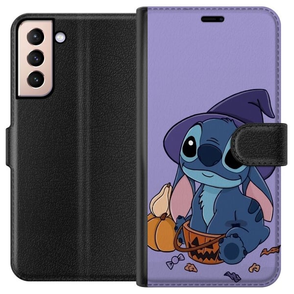 Kompatibelt Lommeboketui til Samsung Galaxy S21 Stitch heks Kompatibelt Lommeboketui til Samsung Galaxy S21 Stitch heks