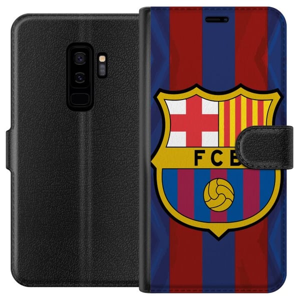 Kompatibelt Plånboksfodral till Samsung Galaxy S9+ FCB Barcelona Kompatibelt Plånboksfodral till Samsung Galaxy S9+ FCB Barcelona