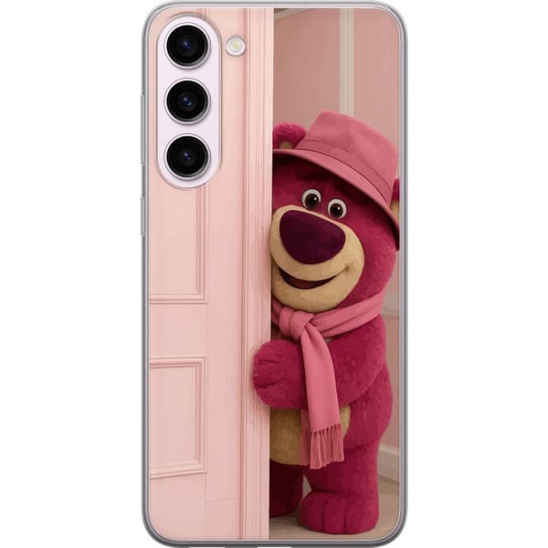 Kompatibel Mobilcover til Samsung Galaxy S23+ Lyserød bamse med hat og tørklæde, sødt pastelfarvet design fyldt med kærlighed, humor og varme Kompatibel Mobilcover til Samsung Galaxy S23+ Lyserød bamse med hat og tørklæde, sødt pastelfarvet design fyldt med kærlighed, humor og varme
