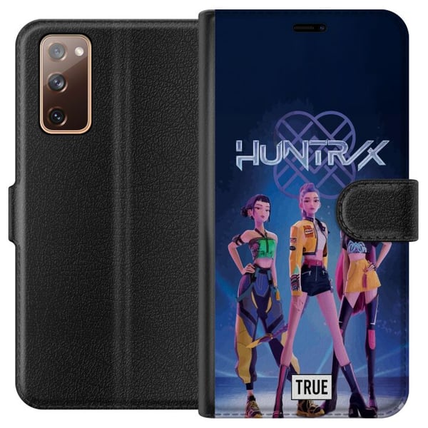 Kompatibel Tegnebogsetui til Samsung Galaxy S20 FE KPop Demon Hunters 2 HuntrX-piger – futuristisk motiv med stærk KPop-attitude og cyberpunk-stil