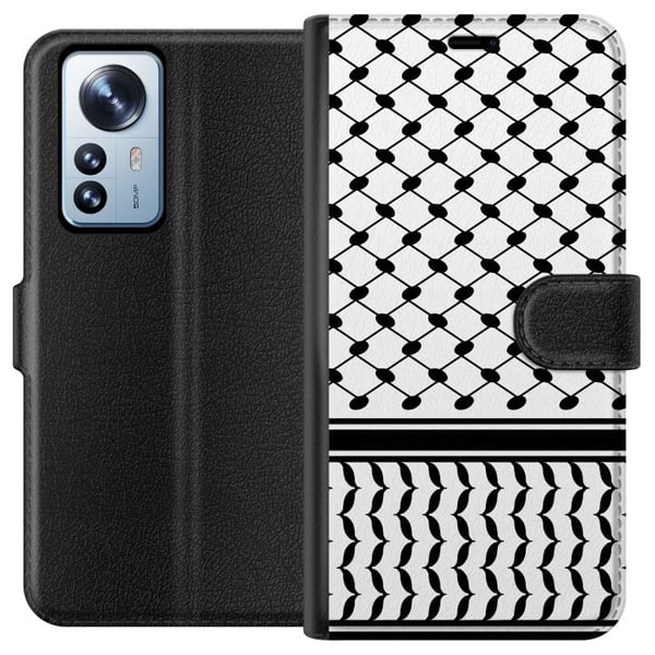 Yhteensopiva Lompakkokotelo Xiaomi 12 Pro Keffiyeh-malli
