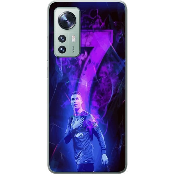 Yhteensopiva Puhelinkuori Xiaomi 12 Ronaldo 7 - Jalkapallolegenda Toiminnassa Fanien Puolesta