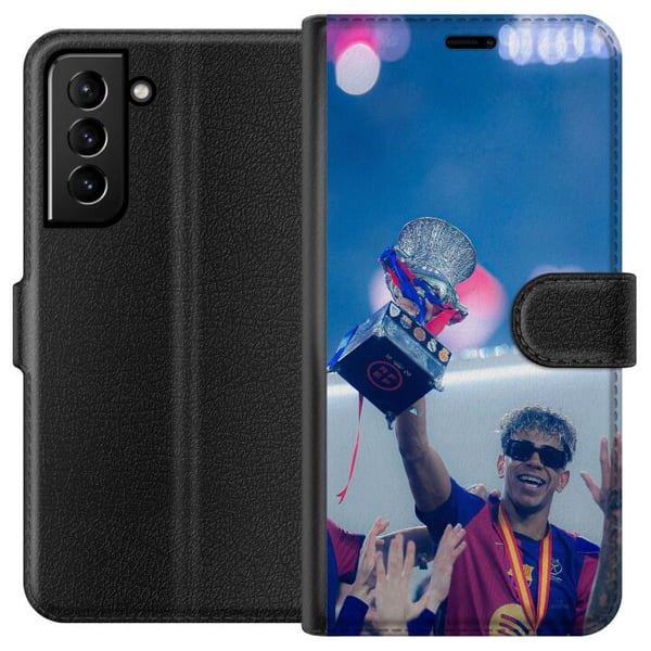 Kompatibelt Lommeboketui til Samsung Galaxy S21+ 5G Lamine Yamal Kompatibelt Lommeboketui til Samsung Galaxy S21+ 5G Lamine Yamal