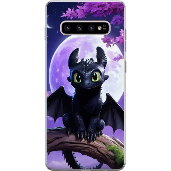 Kompatibelt Mobilskal till Samsung Galaxy S10+ Draktränaren How to Train Your Dragon