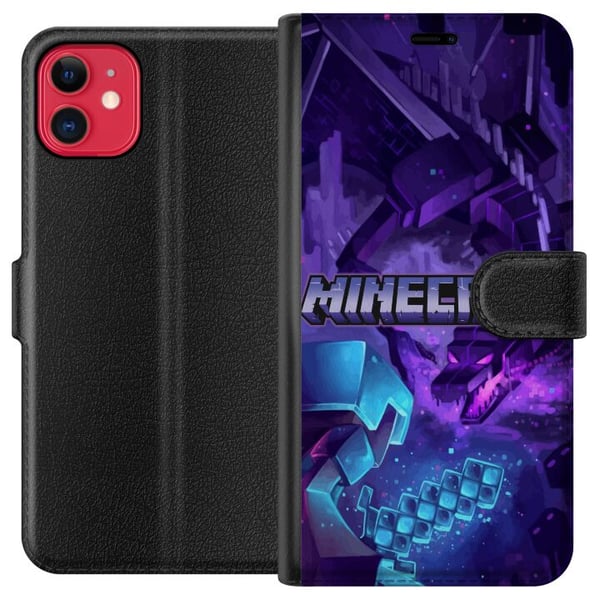 Kompatibel Tegnebogsetui til Apple iPhone 11 Minecraft Kompatibel Tegnebogsetui til Apple iPhone 11 Minecraft