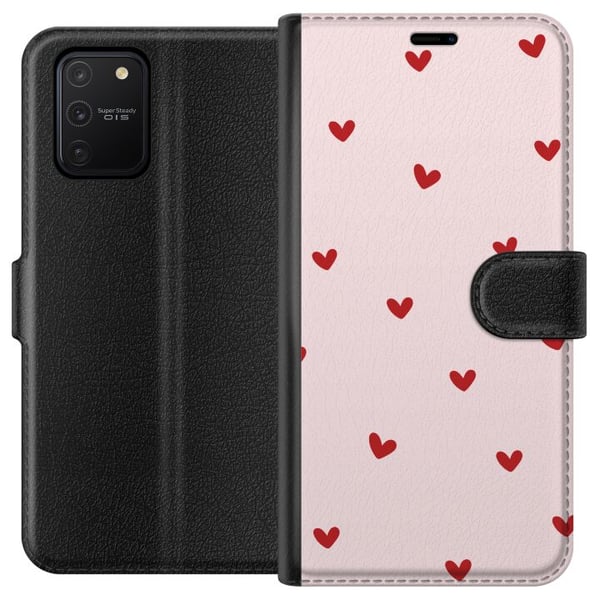 Kompatibelt Lommeboketui til Samsung Galaxy S10 Lite Hjerter Kompatibelt Lommeboketui til Samsung Galaxy S10 Lite Hjerter