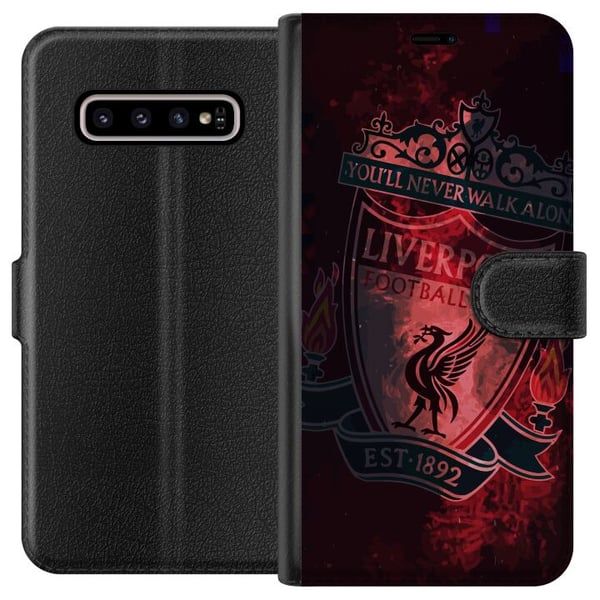 Kompatibelt Plånboksfodral till Samsung Galaxy S10+ Liverpool