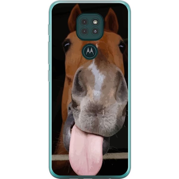 Kompatibel Mobilcover til Motorola Moto G9 Play Rolig hest