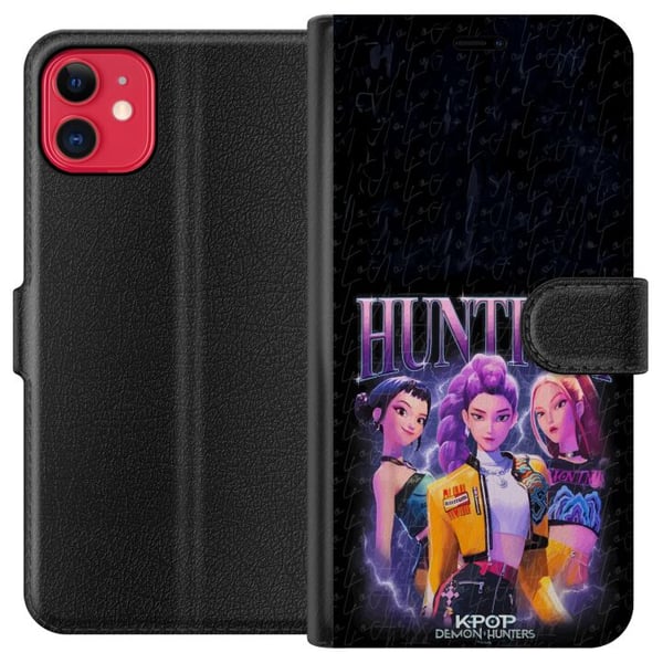 Kompatibelt Plånboksfodral till Apple iPhone 11 Kpop Demon Hunters Huntrix Mira Zoey Rumi anime illustration