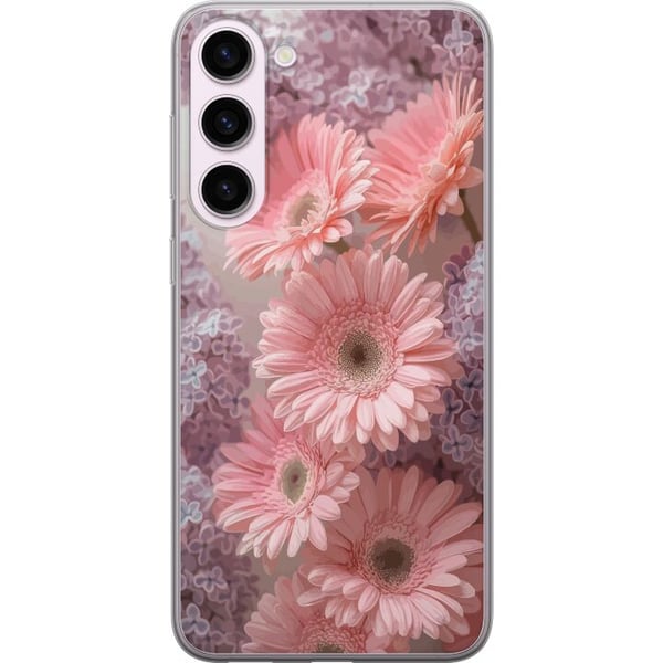 Kompatibel Mobilcover til Samsung Galaxy S23+ Lyserøde blomster blomstermønsterdesign Kompatibel Mobilcover til Samsung Galaxy S23+ Lyserøde blomster blomstermønsterdesign