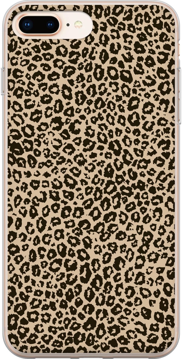 Yhteensopiva Puhelinkuori Apple iPhone 8 Plus Taite Leopardeista