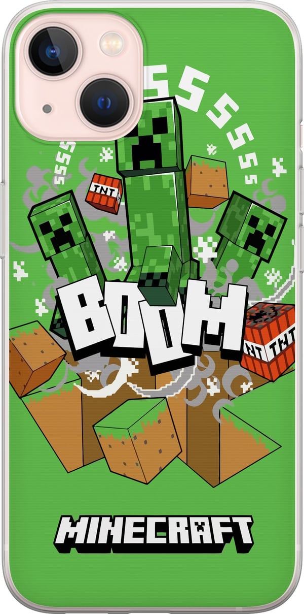 Yhteensopiva Puhelinkuori Apple iPhone 13 Minecraft Boom