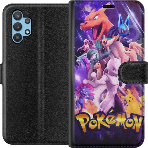 Yhteensopiva Lompakkokotelo Samsung Galaxy A32 5G Pokemon