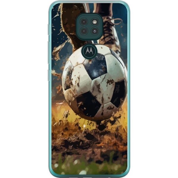 Kompatibel Mobilcover til Motorola Moto G9 Play Fodbold