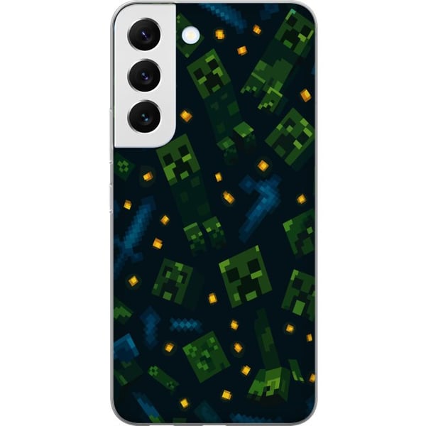 Kompatibel Mobilcover til Samsung Galaxy S22 5G Minecraft Dungeons Mob