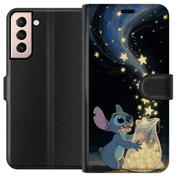 Kompatibelt Lommeboketui til Samsung Galaxy S21 Magisk Stitch Disney Søt Karakter Kompatibelt Lommeboketui til Samsung Galaxy S21 Magisk Stitch Disney Søt Karakter