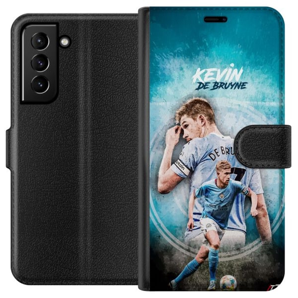 Kompatibelt Lommeboketui til Samsung Galaxy S21+ 5G Kevin De Bruyne Napoli Belgia fotball spillemotor rask beslutningsevne dyktig pasningsspiller og Kompatibelt Lommeboketui til Samsung Galaxy S21+ 5G Kevin De Bruyne Napoli Belgia fotball spillemotor rask beslutningsevne dyktig pasningsspiller og