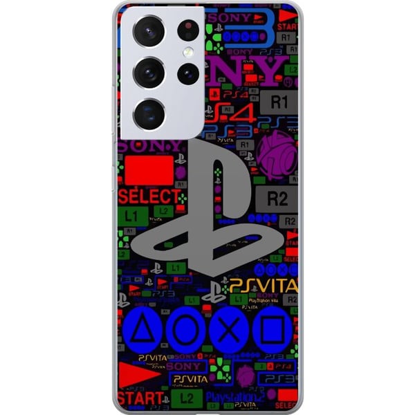 Kompatibel Mobilcover til Samsung Galaxy S21 Ultra 5G Playstation