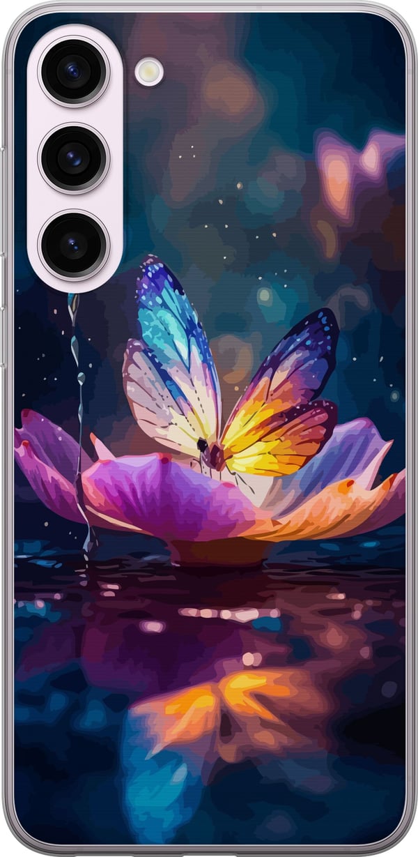Kompatibelt Mobildeksel til Samsung Galaxy S23+ Butterfly