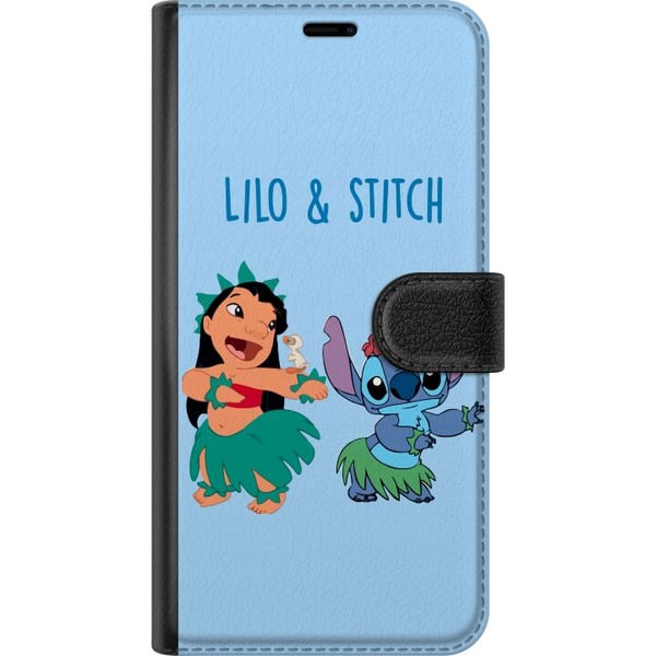 Yhteensopiva Lompakkokotelo Huawei P30 Pro Lilo ja Stitch tanssimassa hulatanssia värikkäässä trooppisessa kuvituksessa