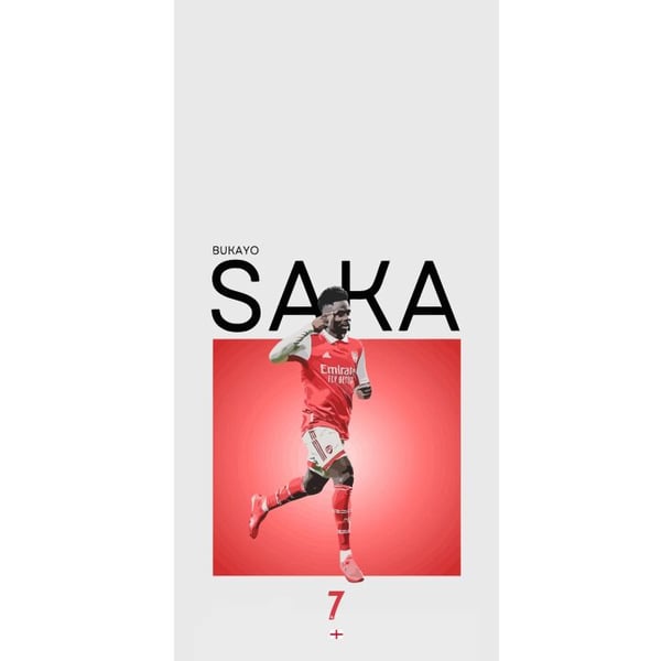 Yhteensopiva Lompakkokotelo Apple iPhone 13 Pro Bukayo Saka Arsenal Englanti 16 maalisyöttöä loukkaantumisesta huolimatta jalkapallo tekninen nopea p