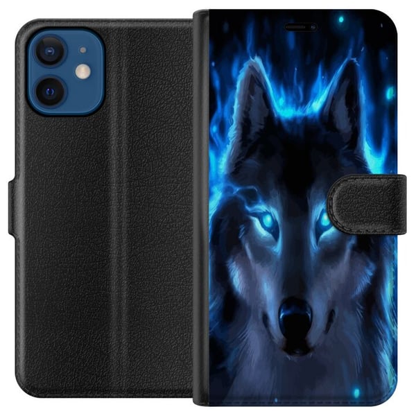 Yhteensopiva Lompakkokotelo Apple iPhone 12 mini Susi