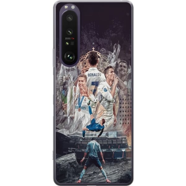 Kompatibel Mobilcover til Sony Xperia 1 III Cristiano Ronaldo Al-Nassr Portugal ikonisk målmaskine og global superstjerne med historiske rekorder og