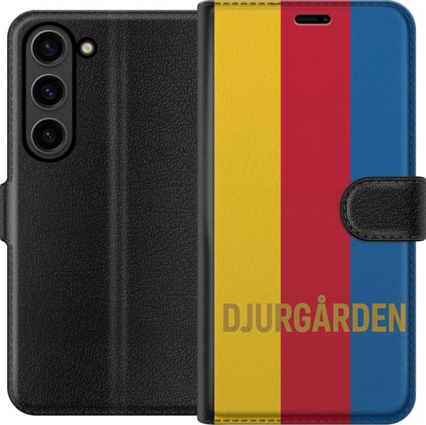 Kompatibelt Plånboksfodral till Samsung Galaxy S24 Djurgården – fotboll