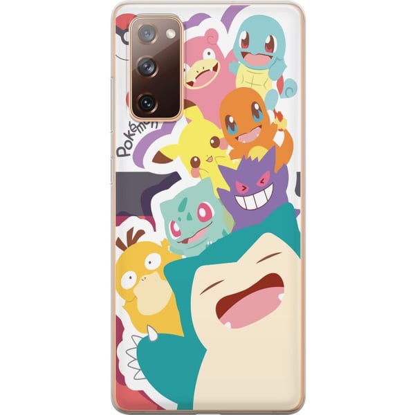 Kompatibelt Mobildeksel til Samsung Galaxy S20 FE Pokemon